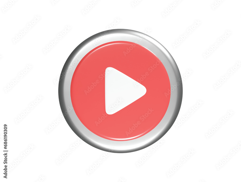 Video player icon illustration element Video player icon illustration element