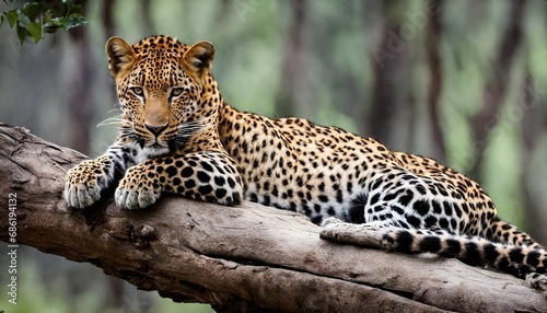 Leopard on a tree © Bilal