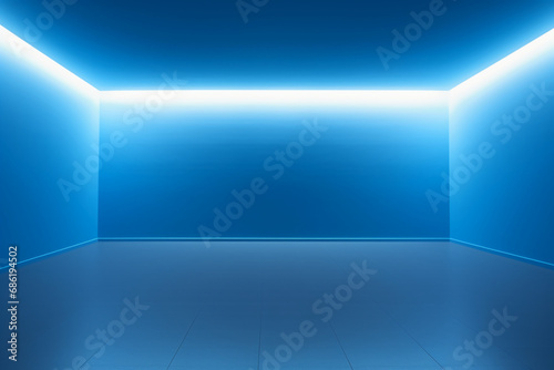 Wallpaper Mural Azure Empty Space. AI generative Torontodigital.ca