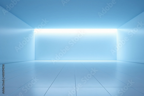 Wallpaper Mural Azure Empty Space. AI generative Torontodigital.ca