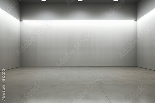 Gray Empty Space. AI generative © SANGHYUN