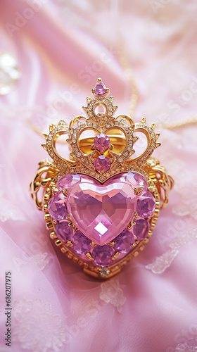 jewelry diamond, heart, love, gold, gem, luxury
