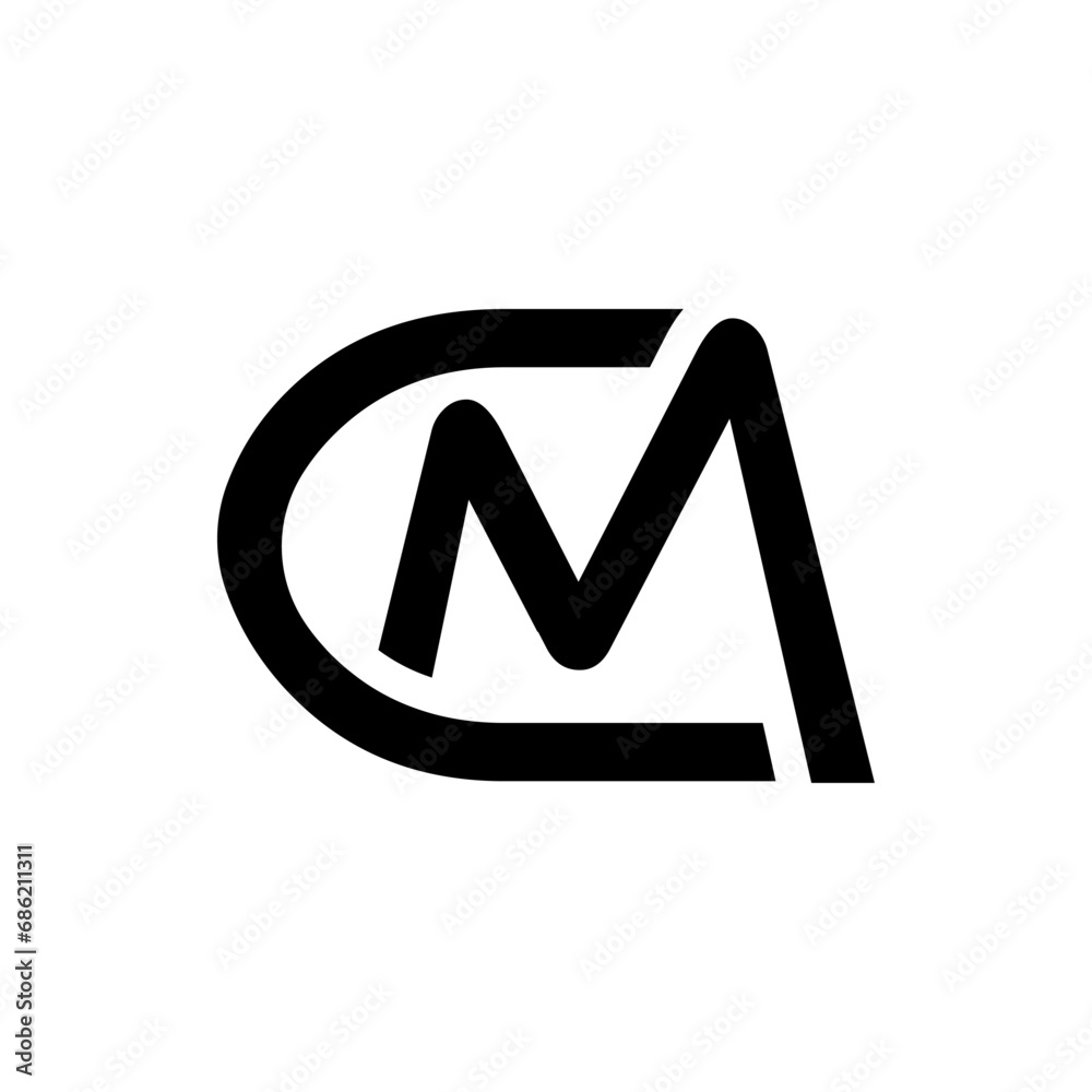 cm capital logo. letter cm capital business for the company cm capital logo. letter cm capital business for the company