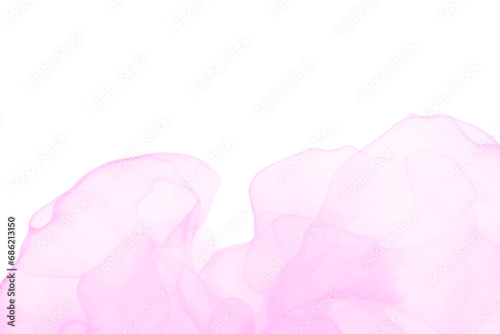 Fototapeta premium Abstract pink watercolor background, shape, design element. Colorful hand painted texture. abstract splash background