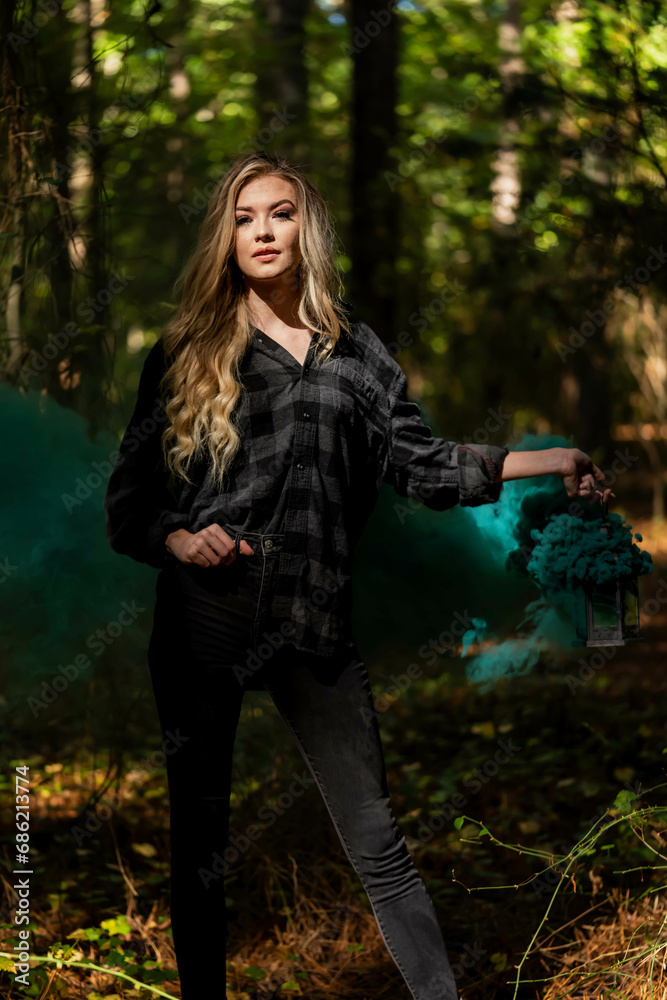A Lovely Blonde Model Poses Outdoor While Enjoying The Fall Weather A Lovely Blonde Model Poses Outdoor While Enjoying The Fall Weather