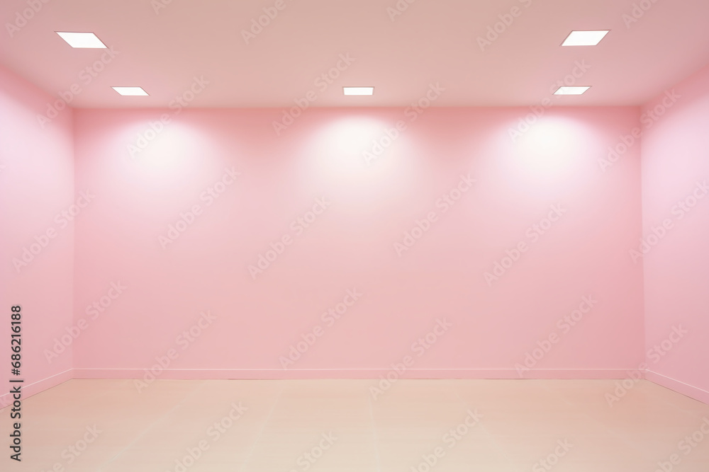 pale pink Empty Space. AI generative