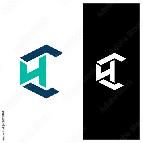 4C or C4 lettering logo concept