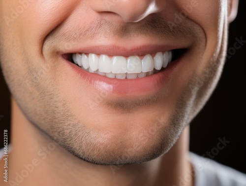 a man smiling with his teeth well trimmed