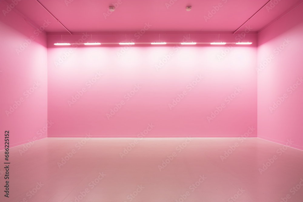 pink Empty Space. AI generative