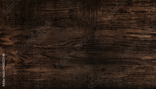 Brown wood panel repeat texture. Realistic timber dark striped wall background. Bamboo textured planks banner. Parquet board surface. Oak floor tile. Metal line shape fence 