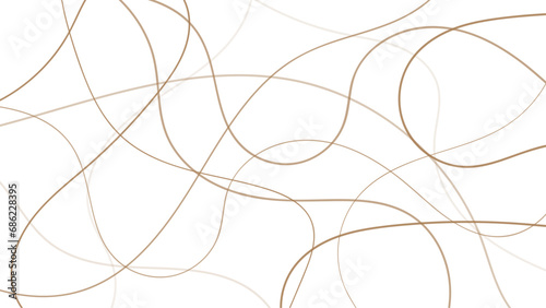 Geometric vector abstract golden scribble pattern. Geometric modern ornament for designs and backgrounds