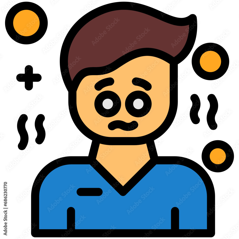 Fototapeta premium Apprehension Icon