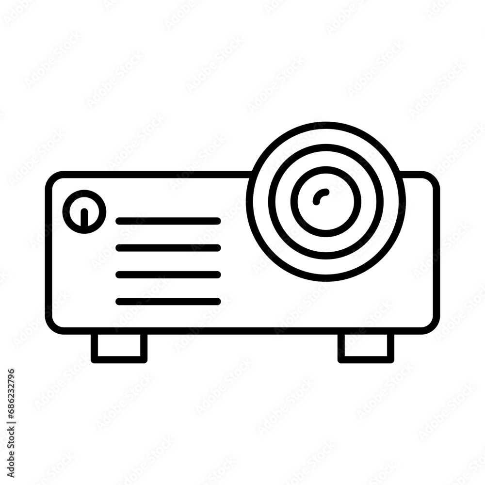 Projector Icon Design Projector Icon Design