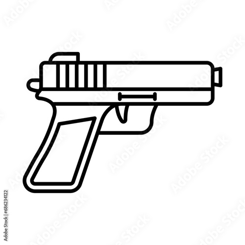 Pistol Icon Design