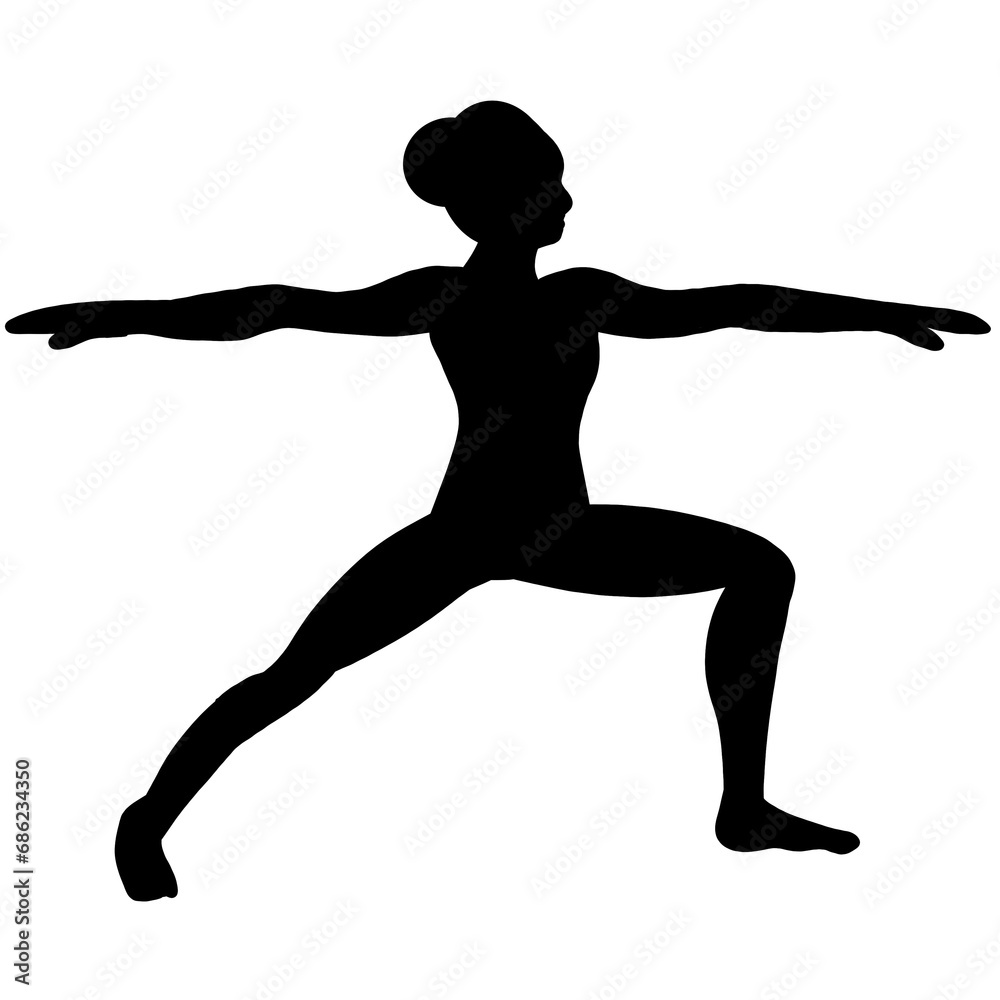 Warrior Pose 2 - Virabhadrasana 2 - Yoga pose