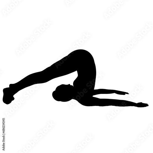 halasana - Plough pose - Yoga photo