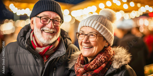 Mature couple on a Christma...