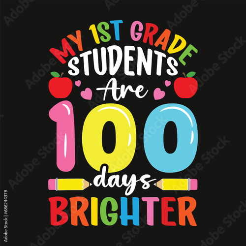 100 th day of school t shirt design