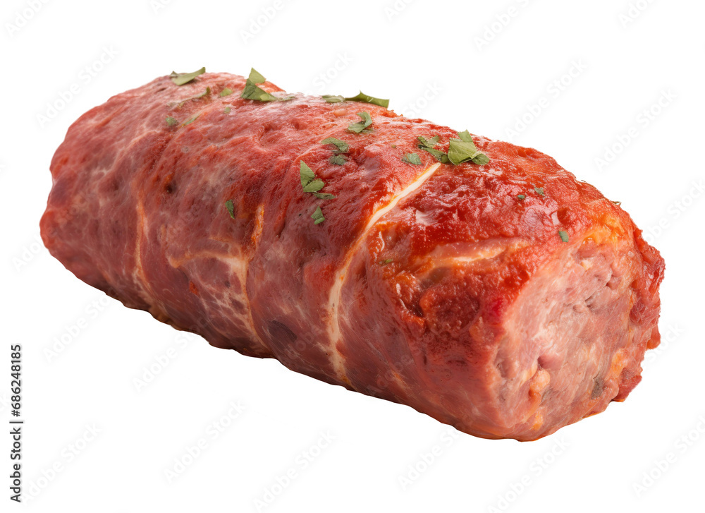 Braciole on transparent background. Generative AI. Braciole on transparent background. Generative AI.