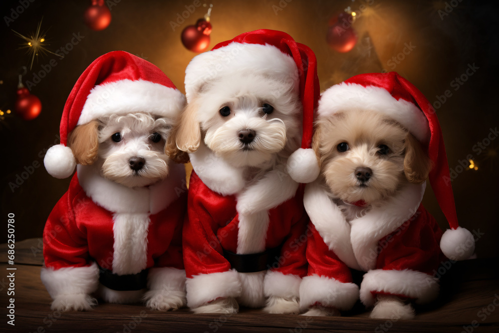 Santa Claus Dog Santa Claus Dog