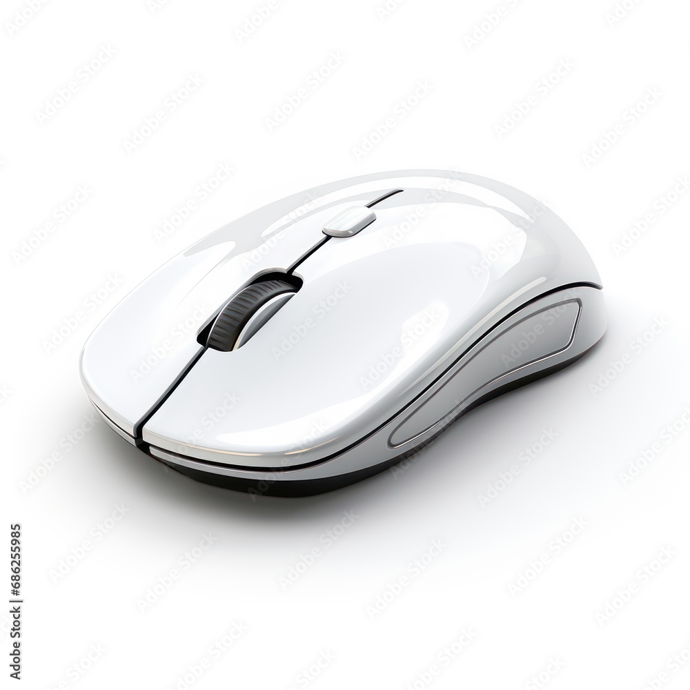 Sleek Wireless Computer Mouse Ideal for Technology and Office Themes Sleek Wireless Computer Mouse Ideal for Technology and Office Themes