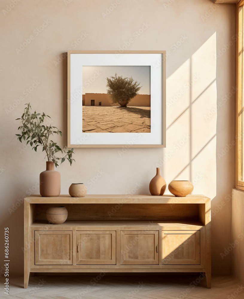 Blank painting, template for a painting for the wall, modern living room with fireplace Blank painting, template for a painting for the wall, modern living room with fireplace