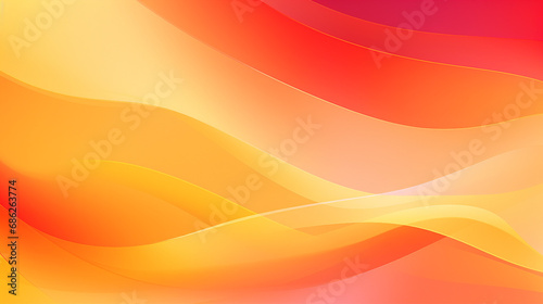 Warm Tones and Gradient Bliss: Abstract Orange, Red, and Yellow Background - Modern Artistic Composition for Creative Wallpaper and Contemporary Design.