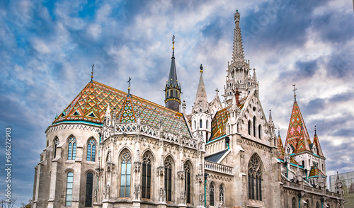 St. Matthias Church in Budapest, Hungary. photo