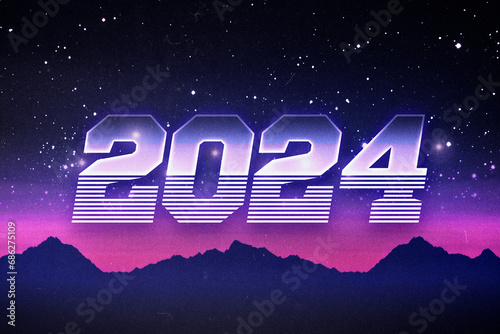 2024 Happy New Year Poster photo