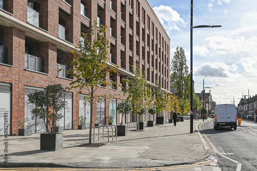 London, UK, 6 November 2023:  New homes development in .Green street ,  Newham,  East London  © Abdul