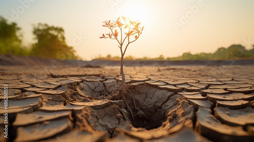 Trees that grow in dry, cracked soil during the dry season are a contributor to global warming.