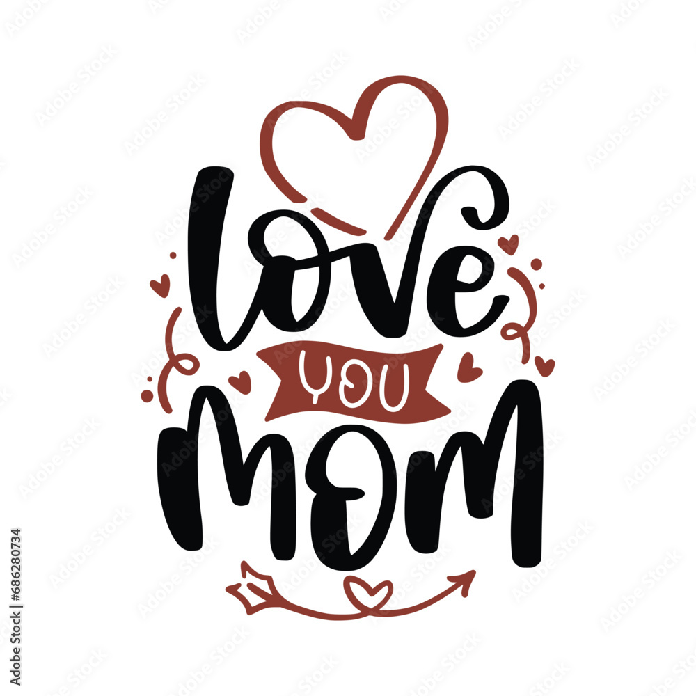 Happy Mother's Day wishes with heart. Mother day calligraphy, elegant best quotes for banners or greeting cards. Vector illustration Happy Mother's Day wishes with heart. Mother day calligraphy, elegant best quotes for banners or greeting cards. Vector illustration