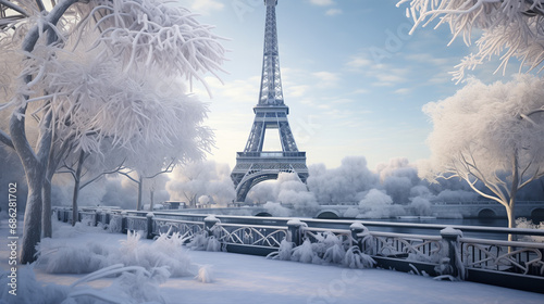 Beautiful Winter in France