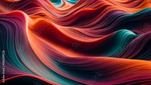 Free photo abstract background with flowing waves