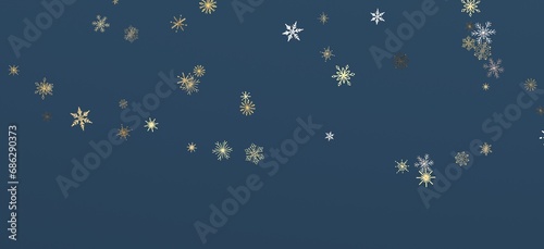 colorful Stars - Holiday decoration, glitter frame isolated -