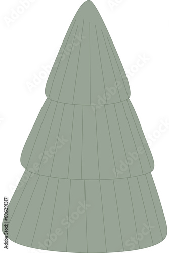 Tannenbaum, Christbaum in grün mit transparentem Hintergrund  photo