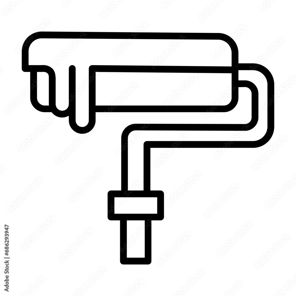 Paint Roller Icon Paint Roller Icon
