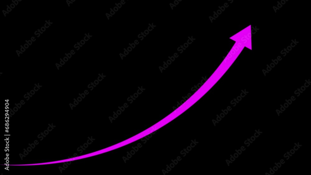 white arrow rising transparent channel. white arrow rising transparent channel.