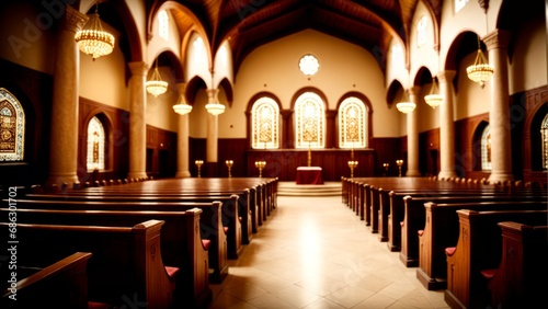 Scenic view of a Jewish Synagogue