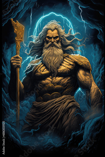 Greek god Zeus