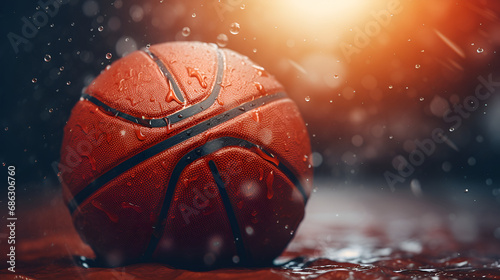 background that has the texture and design of a flattened basketball.