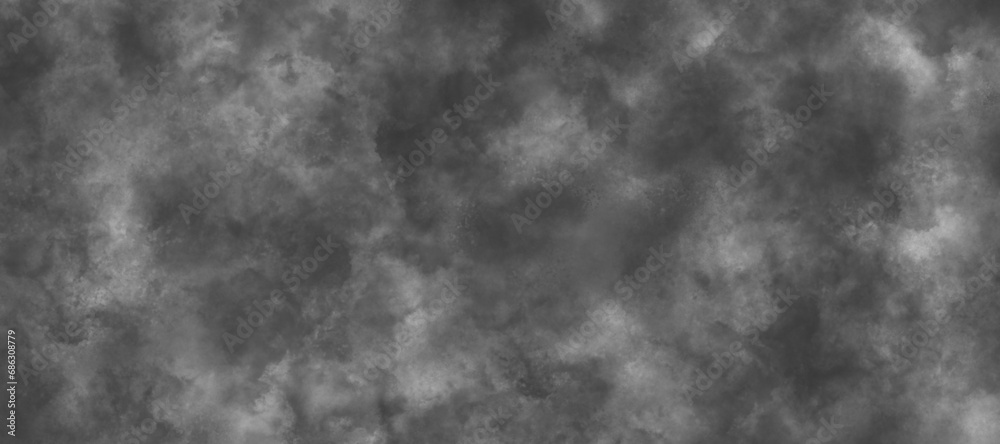 Abstract Black grey Sky with white cloud , marble texture background . Old grunge textures design With cement wall texture .Stone texture for painting on ceramic