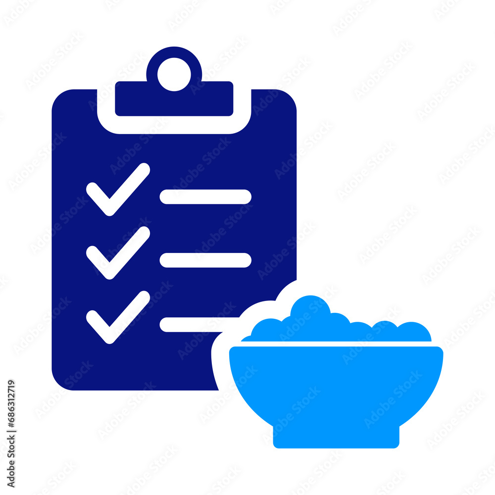 Organizer for Healthy food and diet planning, time to eat lunch. Healthy hour for food, Diet