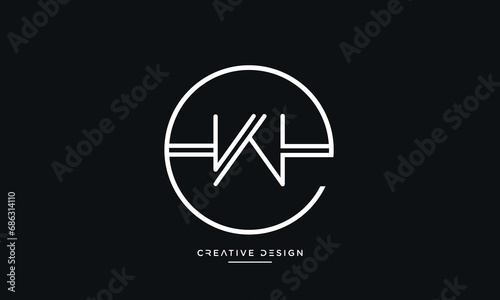 Free Download Alphabet letters WE or EW logo monogram - GFXLoad