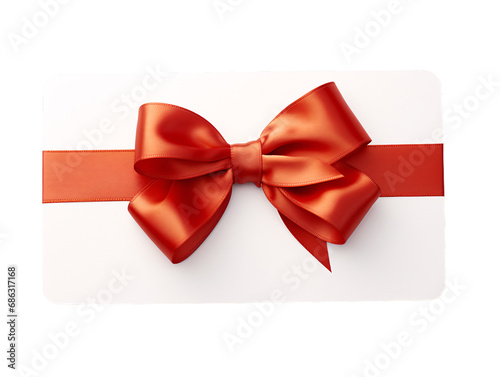 white gift voucher with red ribbon © Grumpy