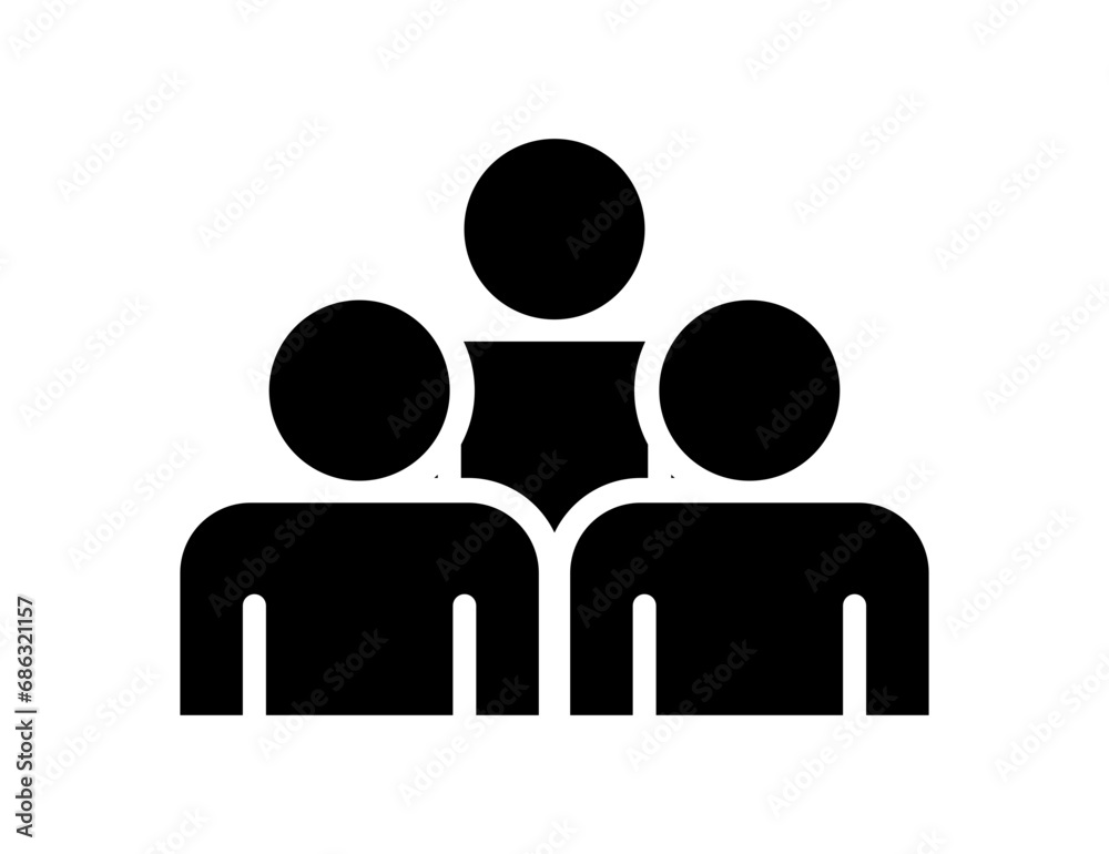 Symbol, ikona ludzi. Plik wektorowy. Symbol, ikona ludzi. Plik wektorowy.