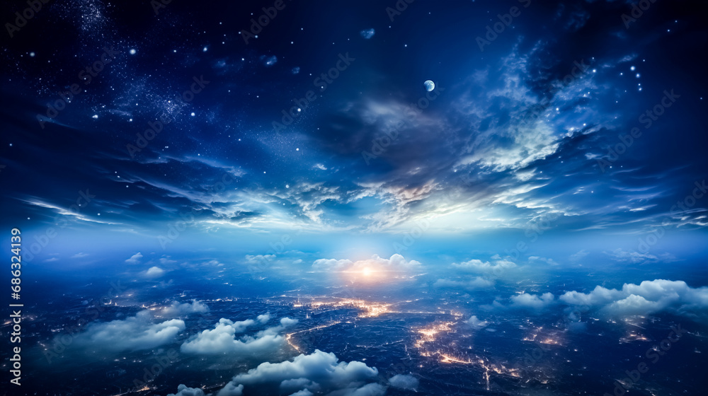 Fantasy alien planet in deep space. 3D rendering. Beautiful space background with planets, stars and nebula. Fantasy alien planet in deep space. 3D rendering. Beautiful space background with planets, stars and nebula.