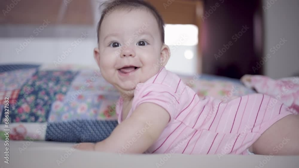 baby laughing and happy looking baby laughing and happy looking