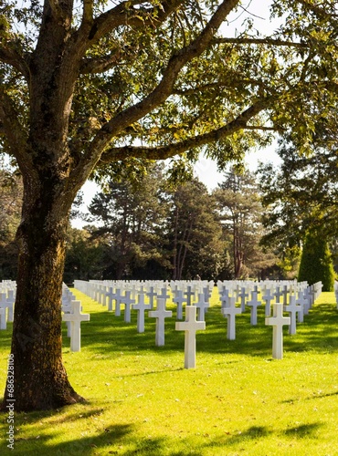 Cimetière américain d'Omaha Beach en Normandie photo