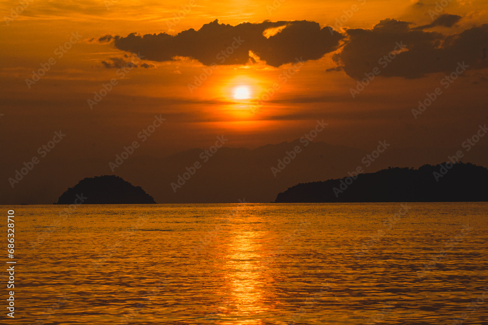 Por do sol Por do sol